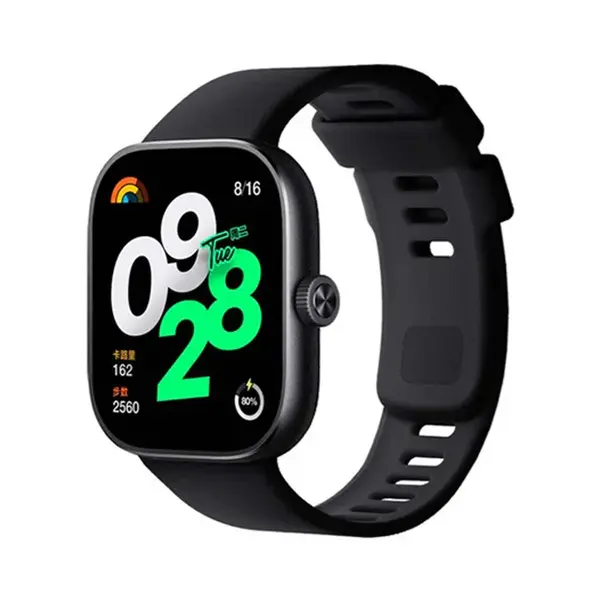 Xiaomi Redmi Watch 4 Smartwatch with 1.97″ AMOLED Display – Color: Black – View 1